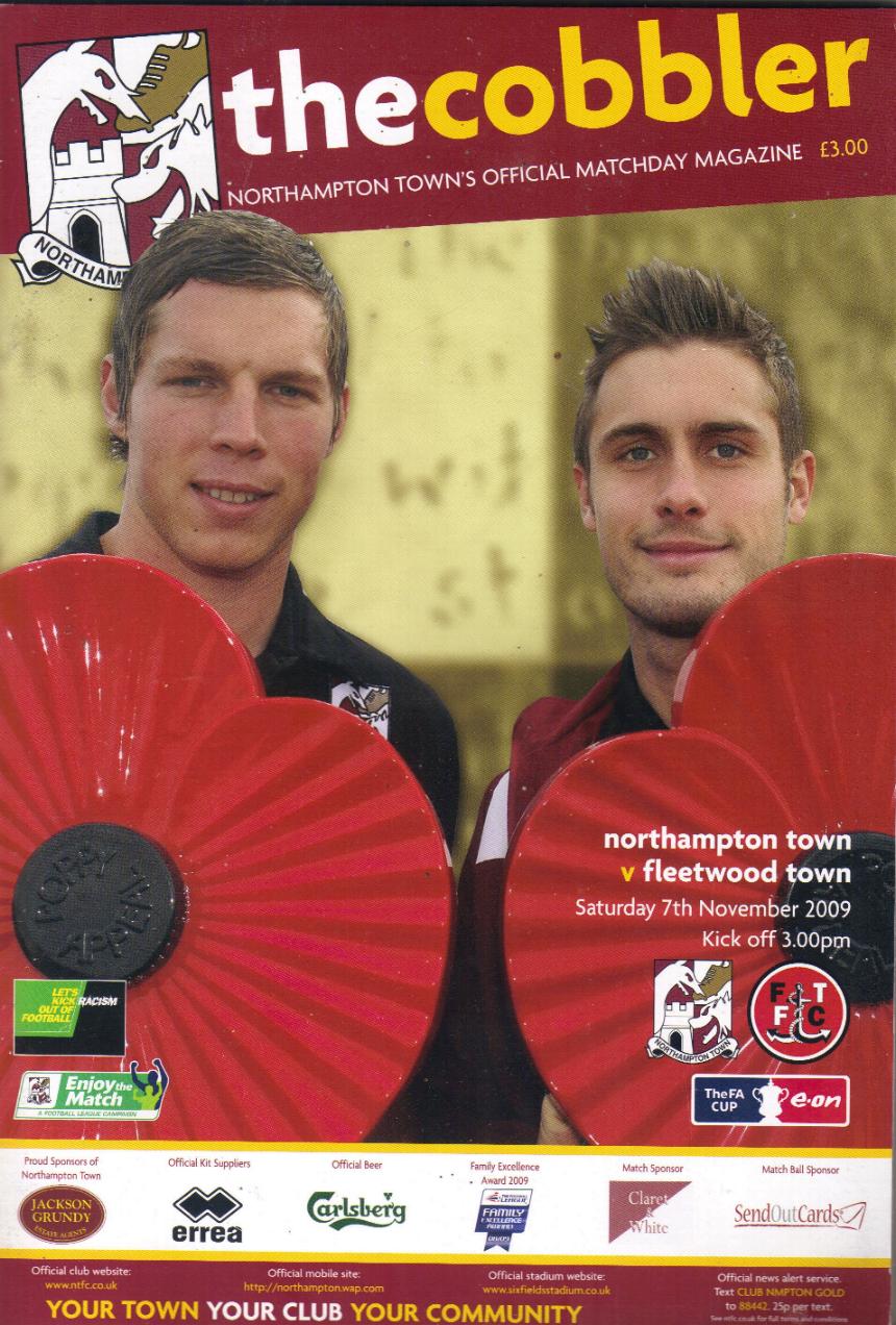 NORTHAMPTON TOWN v FLEETWOOD TOWN 2009/10 (FA CUP)